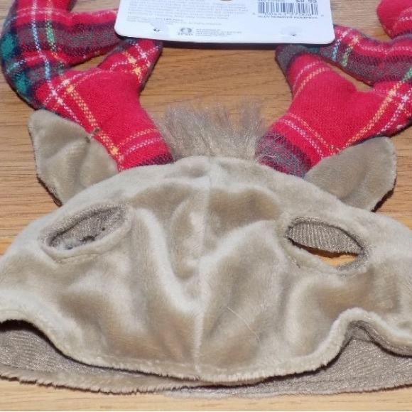 One Size Time For Joy Purfect Santa Helper Holiday Cat Reindeer Antler Headpiece - Picture 4 of 4